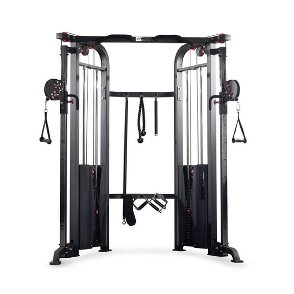 Titan Fitness Functional Trainer, Double Stack 200 LB 2:1 Cable Pull Station Trainer