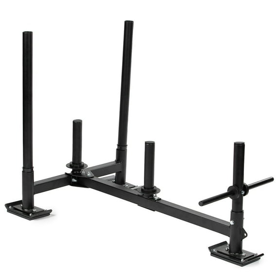 Titan Fitness High-Low Push Pull Sled with Ski Liners, or Drag Sled for Speed Training and Agility, 600 LB Capacity