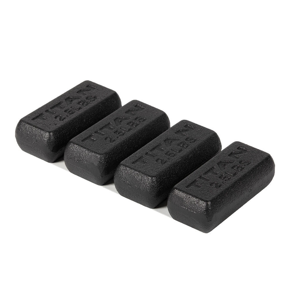 Titan Fitness 2.5 LB Iron Vest Weights, 4 Plates Set, Elite Series