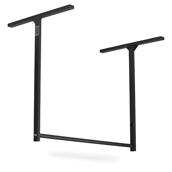 Titan Fitness Large Wall Mount or 10' Ceiling Stud Mounted Pull-Up Bar, 350 LB Capacity, 31" or 39" Adjustable Height