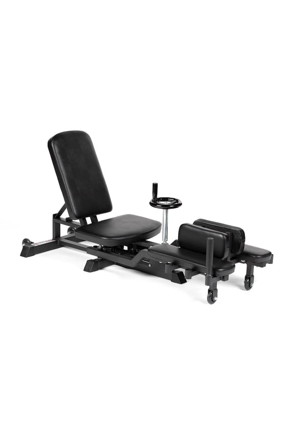 Leg Stretching Machine, Adjustable, Black, Home Gym Equipment