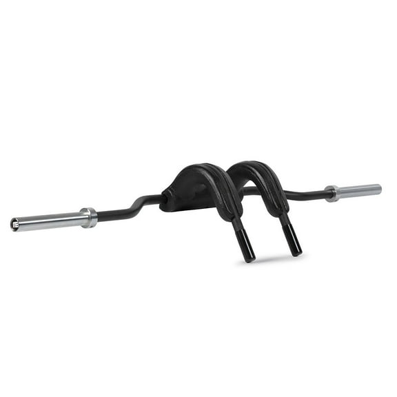 Titan Fitness Marrs-Bar Lite, Cambered Safety Squat Barbell with 45-Degree Drop, Rated 400 LB