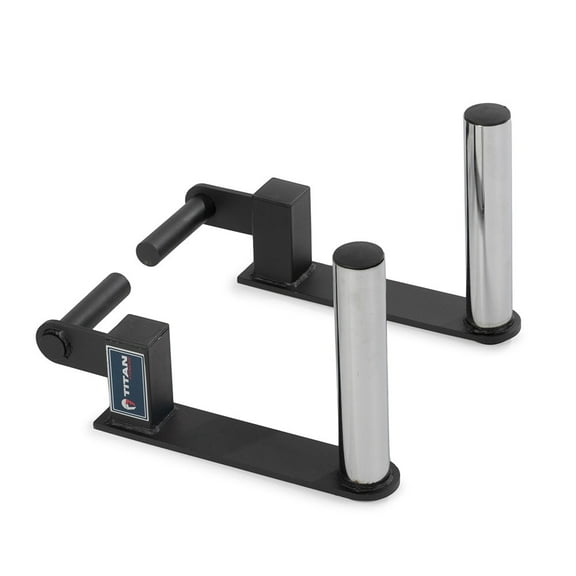 Titan Fitness Mini Farmers Walk Handles, Fits 50mm Olympic Weight Plates, 10" Loadable Length