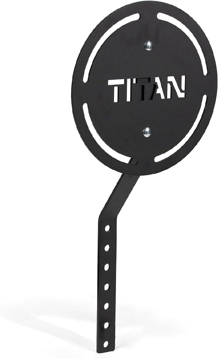 Titan Fitness Horizontal Barbell Holder - Bolt-On Rack Mount For T-3 & X-3 Series Power Racks, Holds Olympic Bars