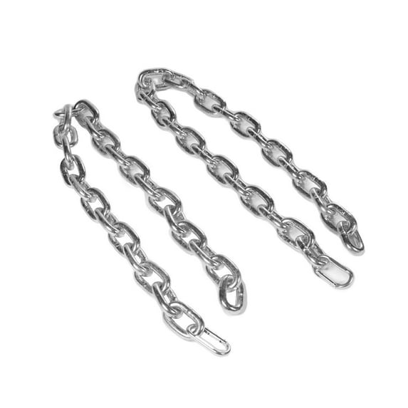 Titan Fitness Pair 6ft 3/4" Heavy Steel Chains, Weightlifting Chains for Resistance, Increase Max Reps, Build Acceleration and Speed, Barbell Accessory for Back Squat, Bench Press, Deadlift