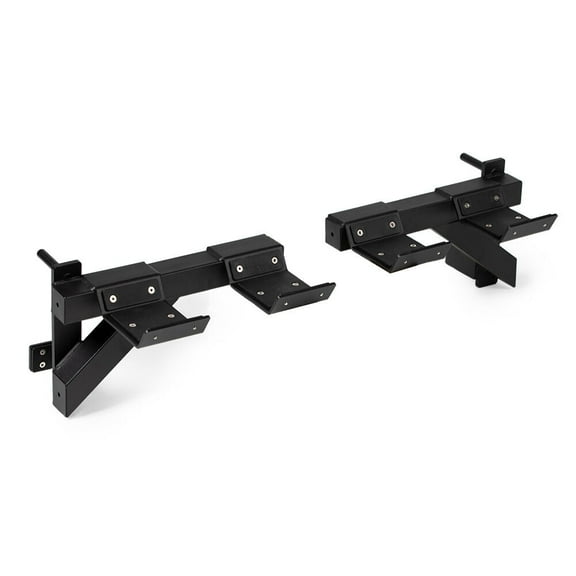 Titan Fitness Pair of T-3 Series Dumbbell Weight Bar Holders, 500 LB Capacity, Rack Mounted J-Hook Style Mounting