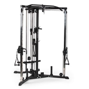 Titan Fitness Plate-Loaded Functional Trainer Cable Crossover Machine, 660 LB Weight Capacity, Lat Tower Low Row Upper Body Specialty Machine
