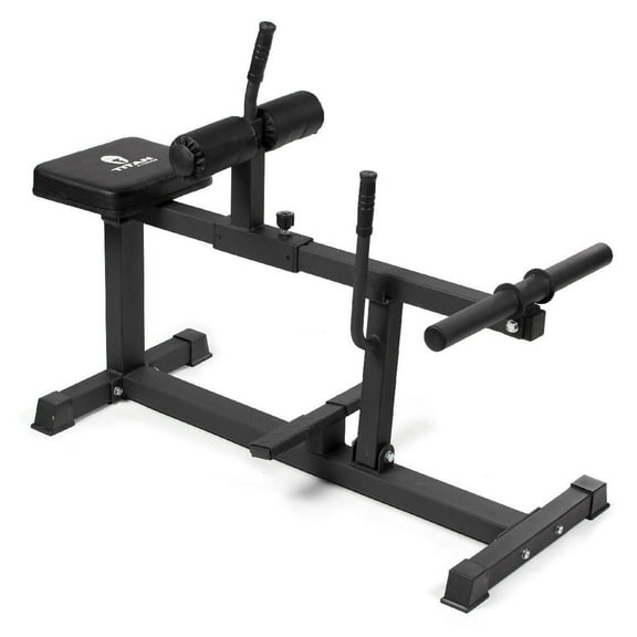Titan Fitness Plate-Loaded Seated Calf Raise Machine, Adjustable, Black, for Strength Training