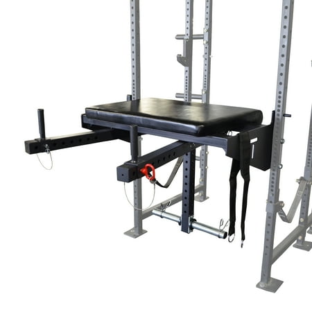 Titan Fitness Rack Mounted H-PND | T-3, X-3, and TITAN Series Power Racks | Glutes Calves Hamstring