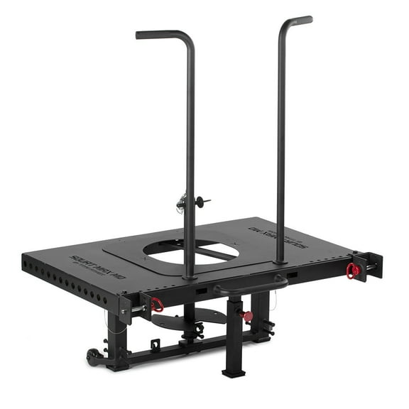 Titan Fitness Rack Mounted SquatMax-MD, Fits T-3, X-3, and TITAN Series Power Racks, Rated 1,300 LB