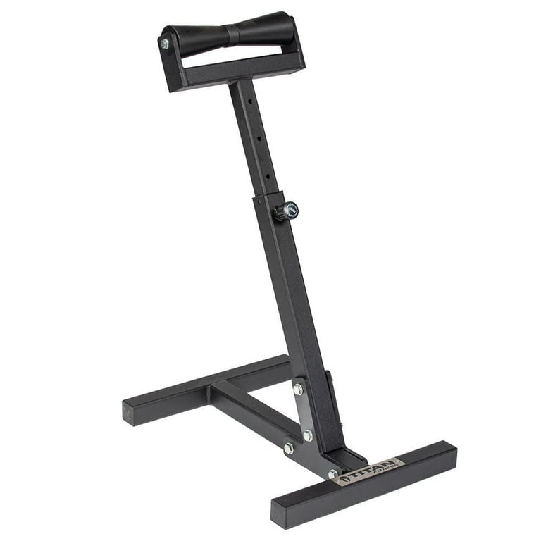 Titan Fitness Rackable Landmine Stand Nylon Roller Barbell Rest Load Capacity 440 LB Barbell Shoulder Press Landmine Attachment for Home Gym Strength Training Deadlift Squat Clean N Jerk Movements Wal...