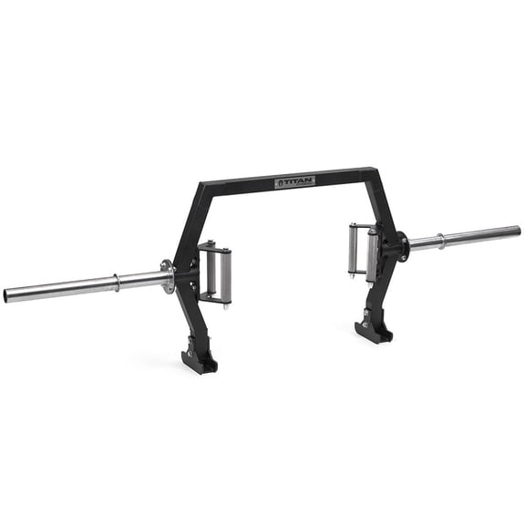 Titan Fitness Rackable Open Trap Bar, 1500 LB Rated, Built-In Jack
