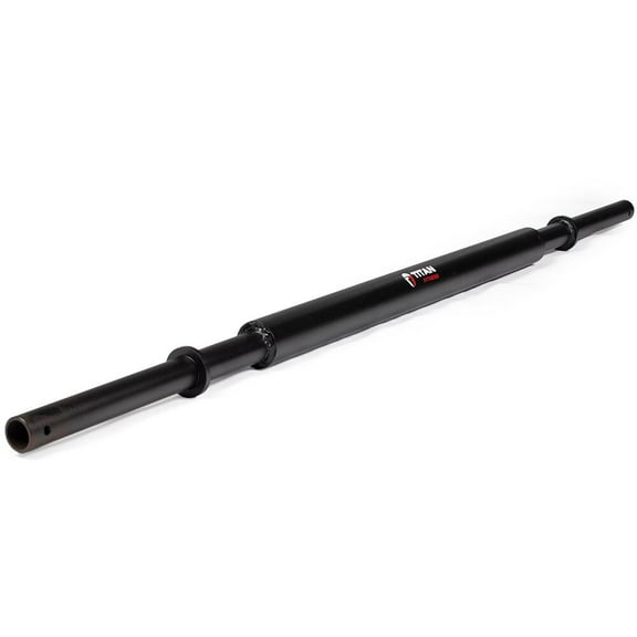 Titan Fitness Round Grip String Bar, Fat Grip 3" Strength Training, 47 LB Bar, Fits Olympic Sized Weight Plates, Perform Pulls, Deadlifts, Thick Bar Training and Muscle Endurance