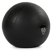 Titan Fitness 55 LB Rubber Slam Ball, Dead Weight Ball Absorbs Impact, Minimal Bounce, Textured Surface