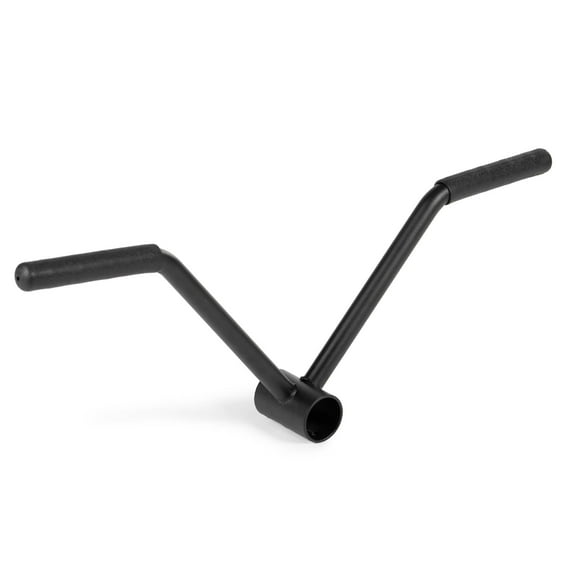 Titan Fitness Straight Landmine Handles, V-Shaped Barbell Attachment with 29mm Rubber Grip Handles