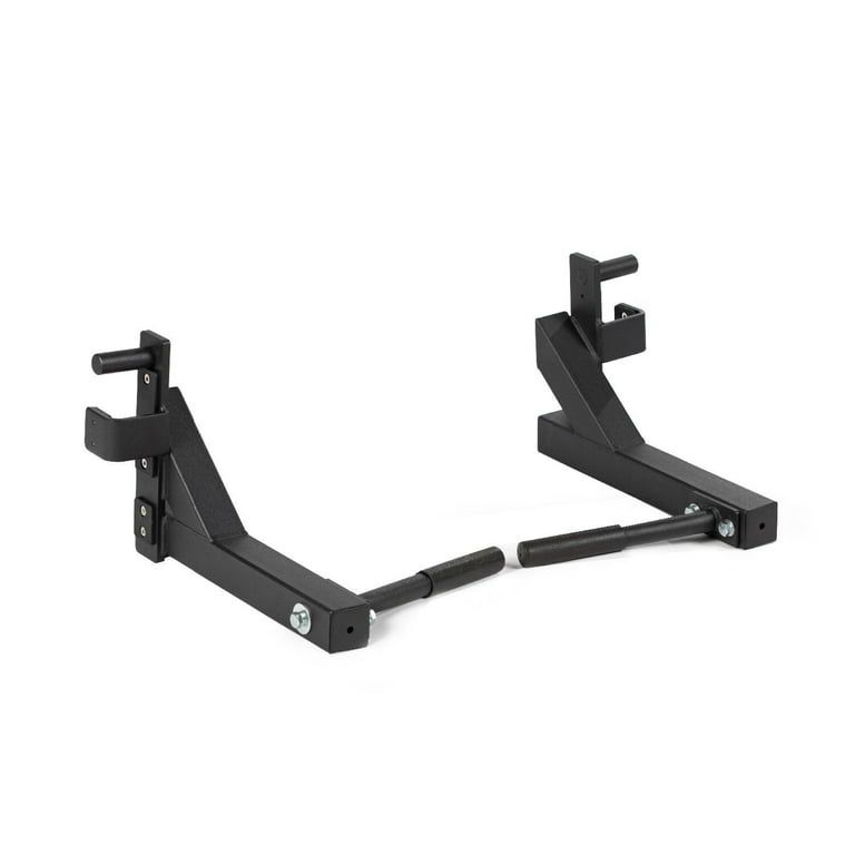 Titan Fitness T-2 Series Dip Bars, J-Hook Style Rack Mounted Dip