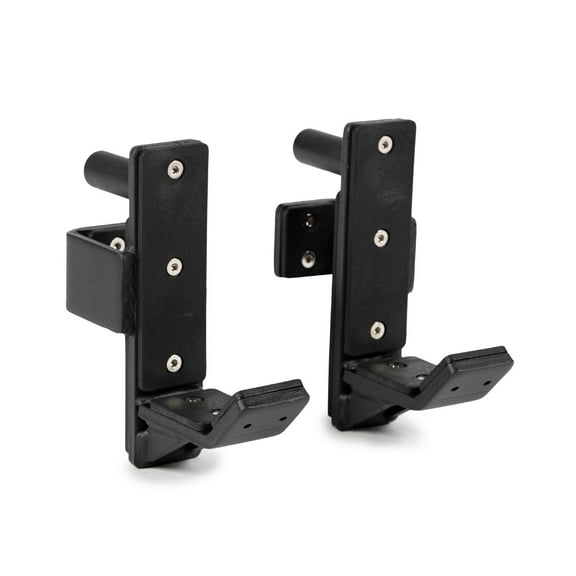 Titan Fitness T-2 Series J-Hooks, UHMW Plastic, J-Hook Style Rack Mounted, 1,100 LB Capacity, Fits 2” x 2” Tubular Steel