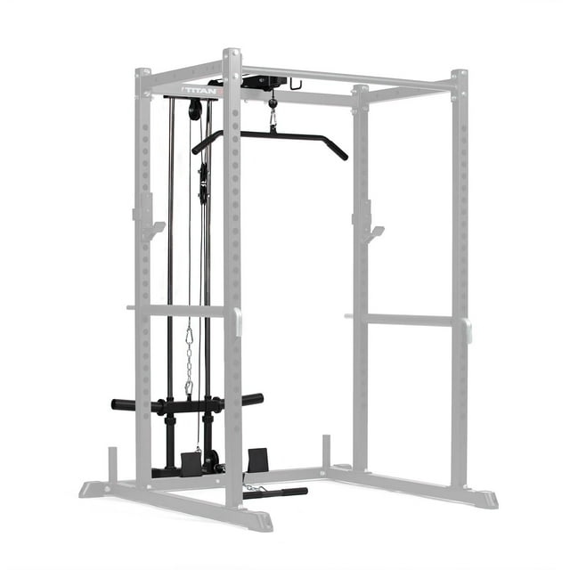 Titan Fitness T2 Series Lat Tower Power Rack Attachment, 71in. Height