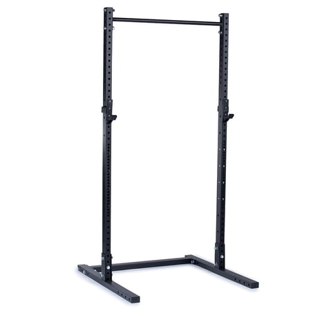 Titan Fitness T-3 Series Tall Squat Stand with Pull-Up Bar & J-Hooks, 1000 LB Rated