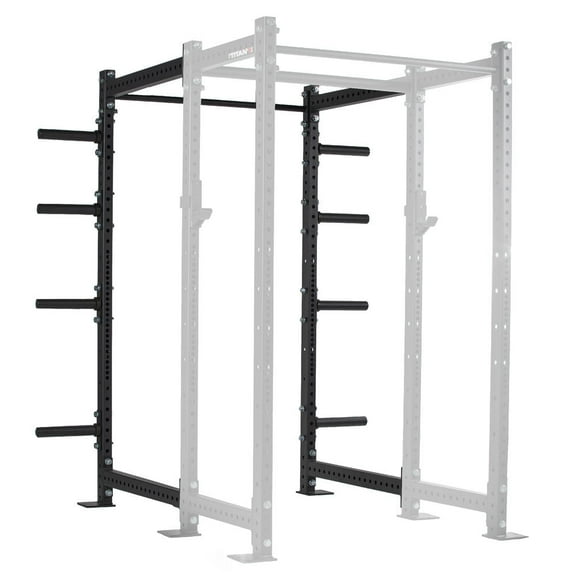 Titan Fitness T-3 Series Black Short 24in Depth Power Rack Extension Kit