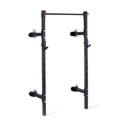 Titan Fitness T-3 Series Wall Mounted Folding Power Rack, 91 Height x 21 Depth, Compact Space-Saving Rack, 2x3 11-Gauge Steel Uprights, Includes J-Hooks & Pull-Up Bar