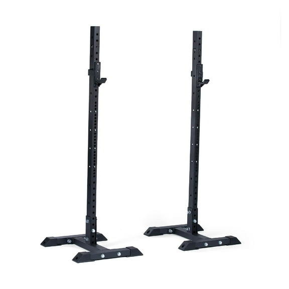 Titan Fitness T-3 Series Independent Squat Stand with Standard J-Hooks, 72-inch Steel, 1000 lb