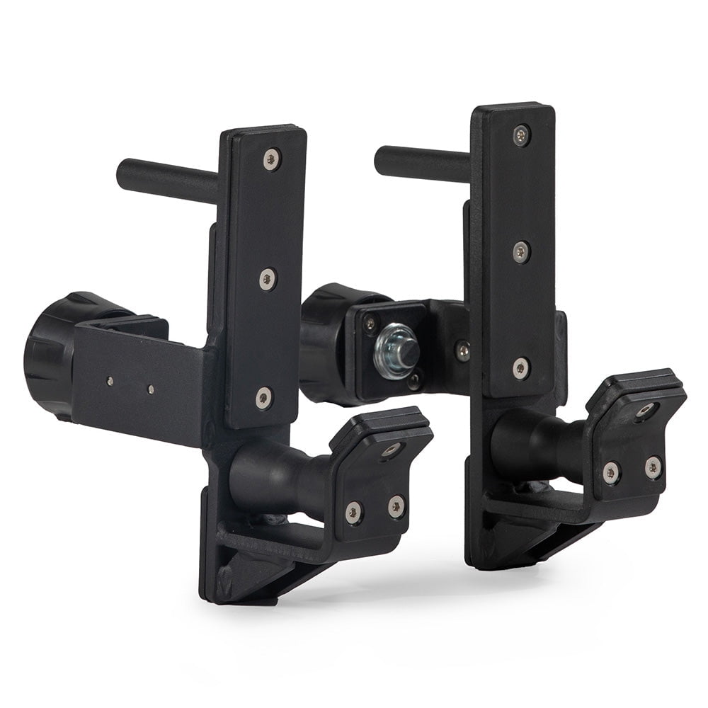 Titan Fitness T-3 Series Quick Release Roller J-Hooks, 1,000 LB Rackable Capacity, Fits 2" x 3" Uprights, 16mm Pop-Pin