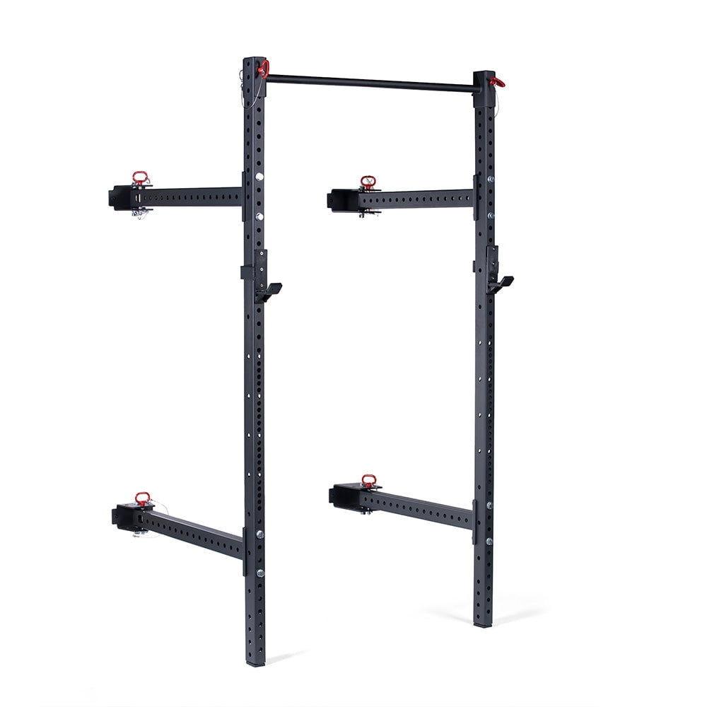Titan Fitness T-3 Series Wall Mounted Folding Power Rack, 91