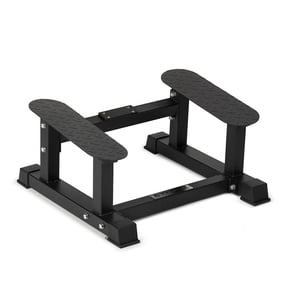 Titan Fitness T Bar Rowing Platform, Elevated/Angled Design for Rows at a Deficit, T Bar Row Platform with Diamond-Plated Footplates, T Bar Platform with Protective UHMW strip, Non-Slip Rubber Feet