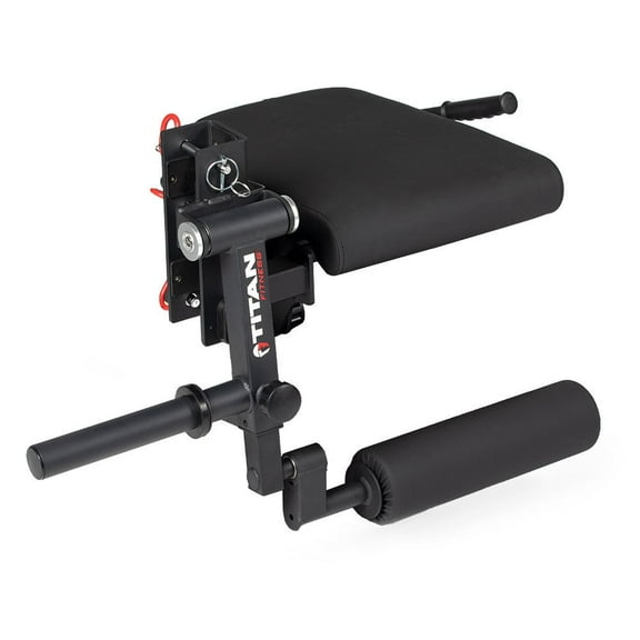 Titan Fitness T3 or X3 Series Leg Curl and Extension Rack Attachment, Rated 275 LB