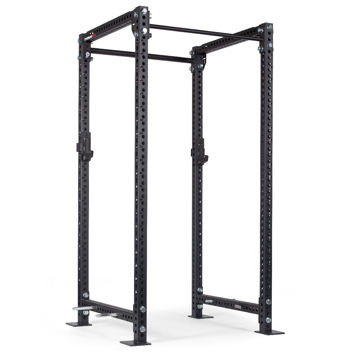 Titan Fitness TITAN Series 100" Black BoltDown Power Rack, 42" Depth