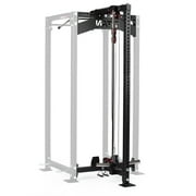 Titan Fitness TITAN Series 100 Lat Pulldown and Low Row Attachment with Crossmember Nameplate, Rated 400 LB, Lat Tower Power Plate Loaded Rack Mounted