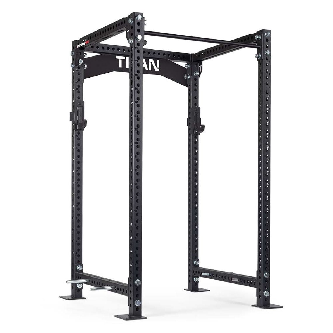 Titan Fitness TITAN Series 90" Black BoltDown Power Rack, 42" Depth