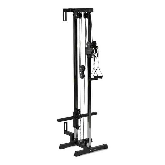 Titan Fitness Tall Wall Mounted Pulley Tower, 84.5" Plate Loaded Cable