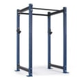 thumbnail image 1 of Titan Fitness X-3 Series 80" Navy Bolt-Down Power Rack, 36" Depth, Rackable 1650 LB Cage, 1.25" and 2" Pull Up bars, Standard J-Hooks, Weightlifting and Strength Training, 1 of 7
