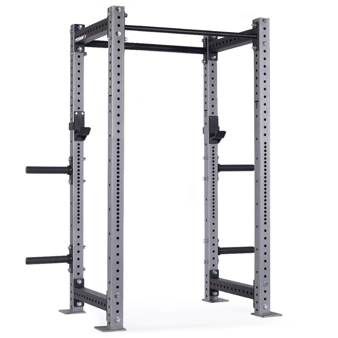 Titan Fitness X3 Series 80" Silver BoltDown Power Rack, 24" Depth