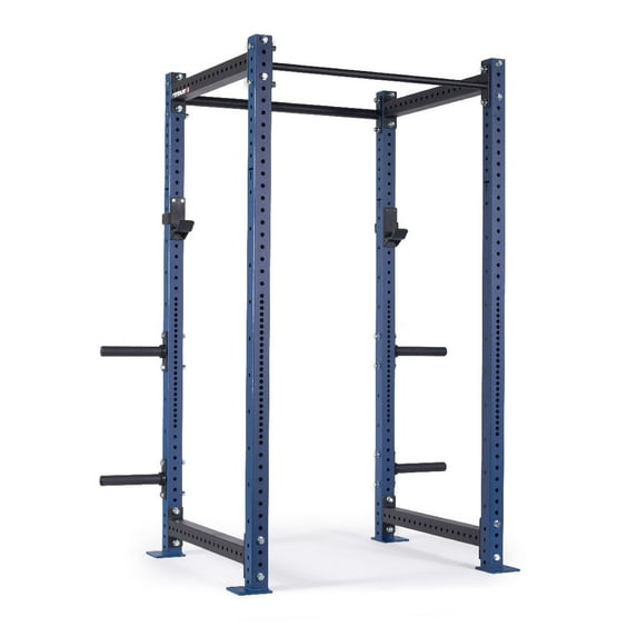 Titan Fitness X-3 Series 90" Navy Bolt-Down Power Rack, 36" Depth, Rackable 1650 LB Cage, 1.25" and 2" Pull Up bars, Standard J-Hooks, Weight Plate Holders, Weightlifting and Strength Training