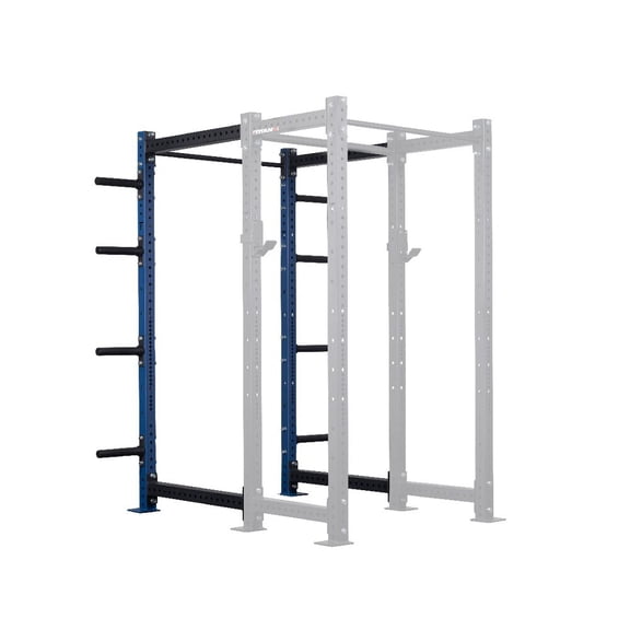 Titan Fitness X-3 Series 90" Navy Bolt-Down Power Rack Extension Kit, 36" Depth, 1000 LB Capacity, 1.25" Pull Up Bar, Weight Plate Holders, Weightlifting and Strength Training