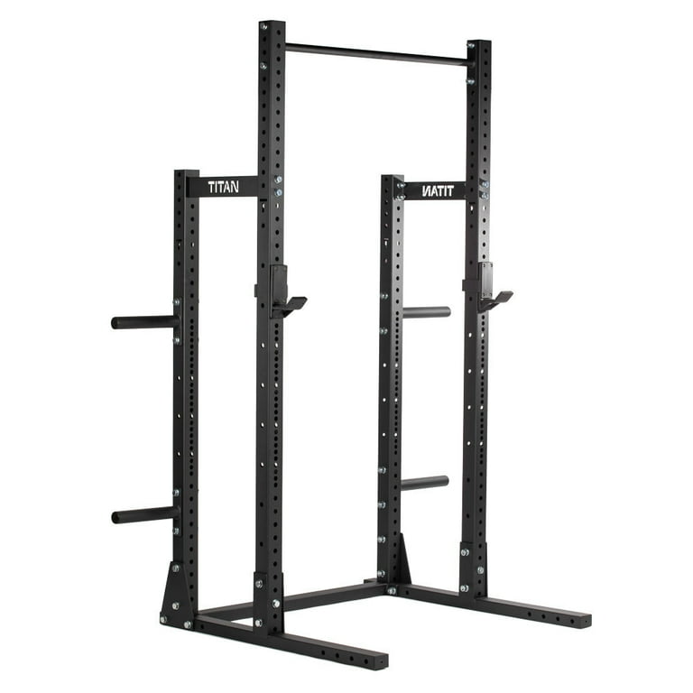 Titan Fitness X-3 Series Half Rack, Squat Rack for Home Gym, Space