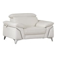 thumbnail image 1 of Titan Furnishings 31" Modern Genuine Italian Leather Chair in White, 1 of 13