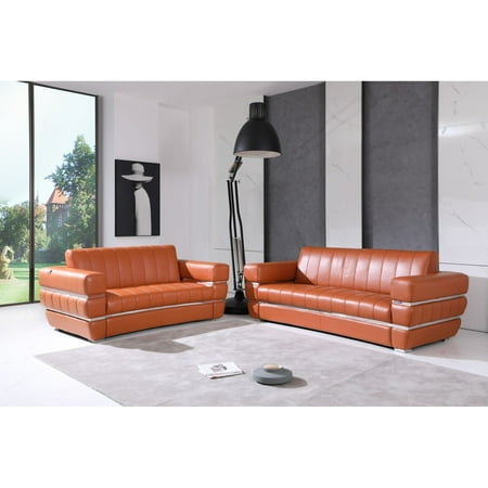 Titan Furnishings 6-Piece 1 Console 3-Power Reclining Leather Sectional in Gray