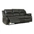 thumbnail image 1 of Titan Furnishings 82" Transitional Faux Leather Reclining Sofa in Gray, 1 of 16