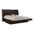 thumbnail image 1 of Titan Furnishings Rita Modern Lacquer Wood Eastern King Bed in Black Wenge, 1 of 1