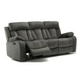 thumbnail image 1 of Titan Furnishings Transitional Microfiber Fabric Sofa in Gray, 1 of 11