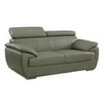 thumbnail image 1 of Titan Furnishings Transitional Microfiber Fabric Upholstered Loveseat in Gray, 1 of 2