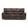 thumbnail image 1 of Titan Furnishings Transitional Palomino Fabric Sofa in Dark Brown, 1 of 3