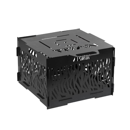 Titan Great Outdoors 16-in Incinerator Fire Pit, Collapsible Burn Fire Pit