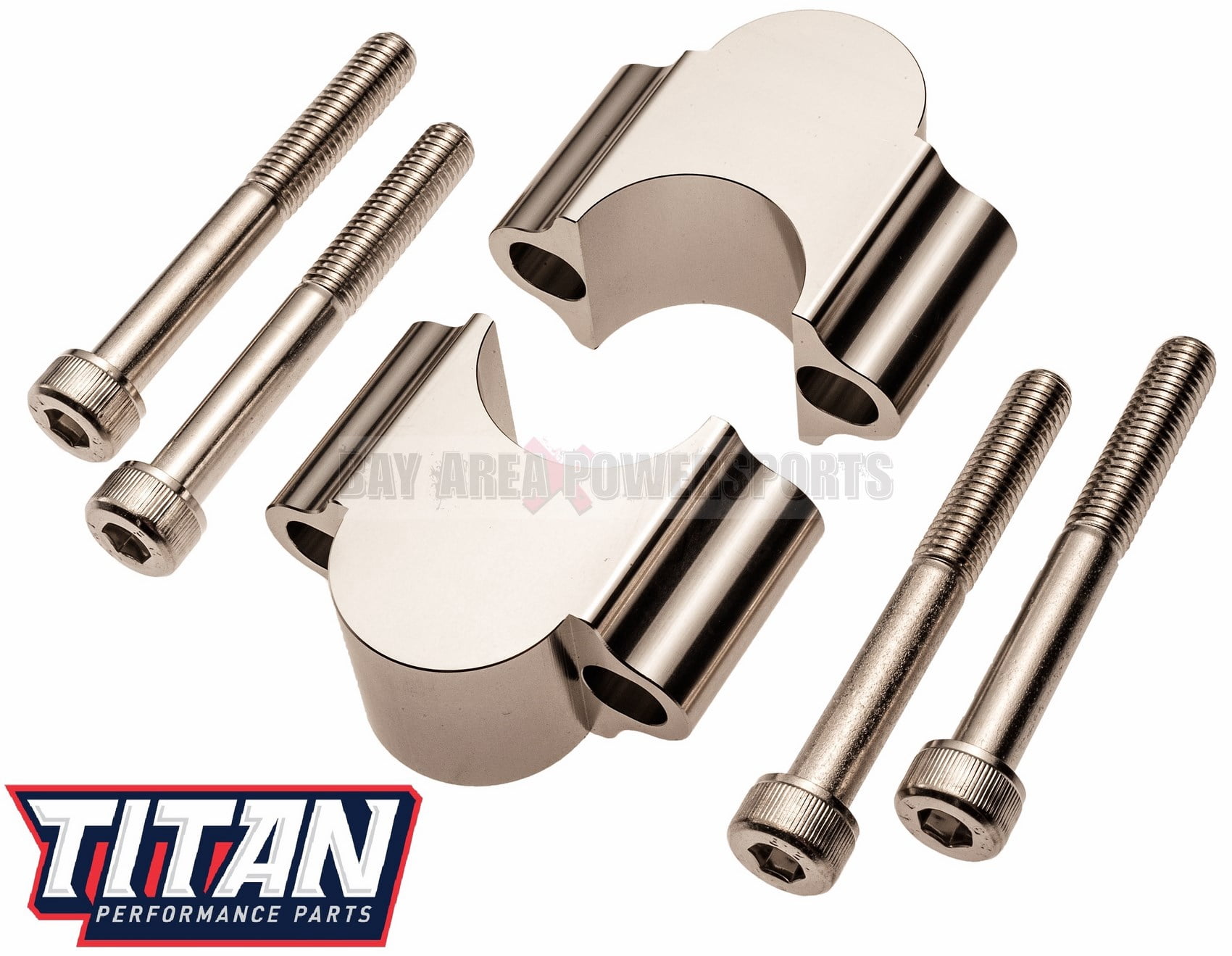 Titan Handle Bar Riser Kit For 1 1/8 Fat Bars 30mm Rise Atv Dirt bike ...