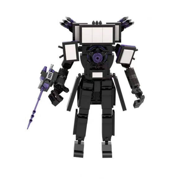 Titan King & Throne TV Man Building Block Set – Upgraded Toilet Hero Construction Kit for Kids, Fans & Collectors