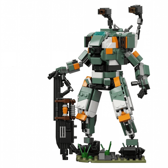 Titan Mech Building Blocks Set Articulated Mech Model 528 Pieces